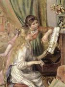 Auguste renoir, young girls at the piano